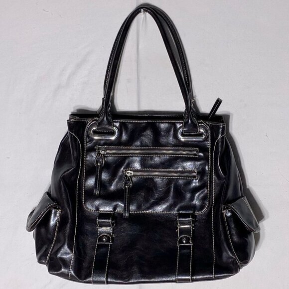 Aldo large brown faux leather purse handbag shoulder bag tote - Picture 15 of 15